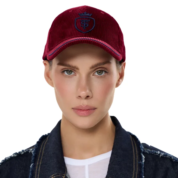 Czapka Keir FARO Unisex Bordowa / Niebieska 36111