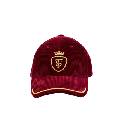 Czapka Keir FARO Unisex Bordowa / Złota 36112