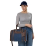 Bag Harven FARO Unisex Dark Brown/Blue S 58102