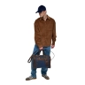 Bag Harven FARO Unisex Dark Brown/Blue S 58102