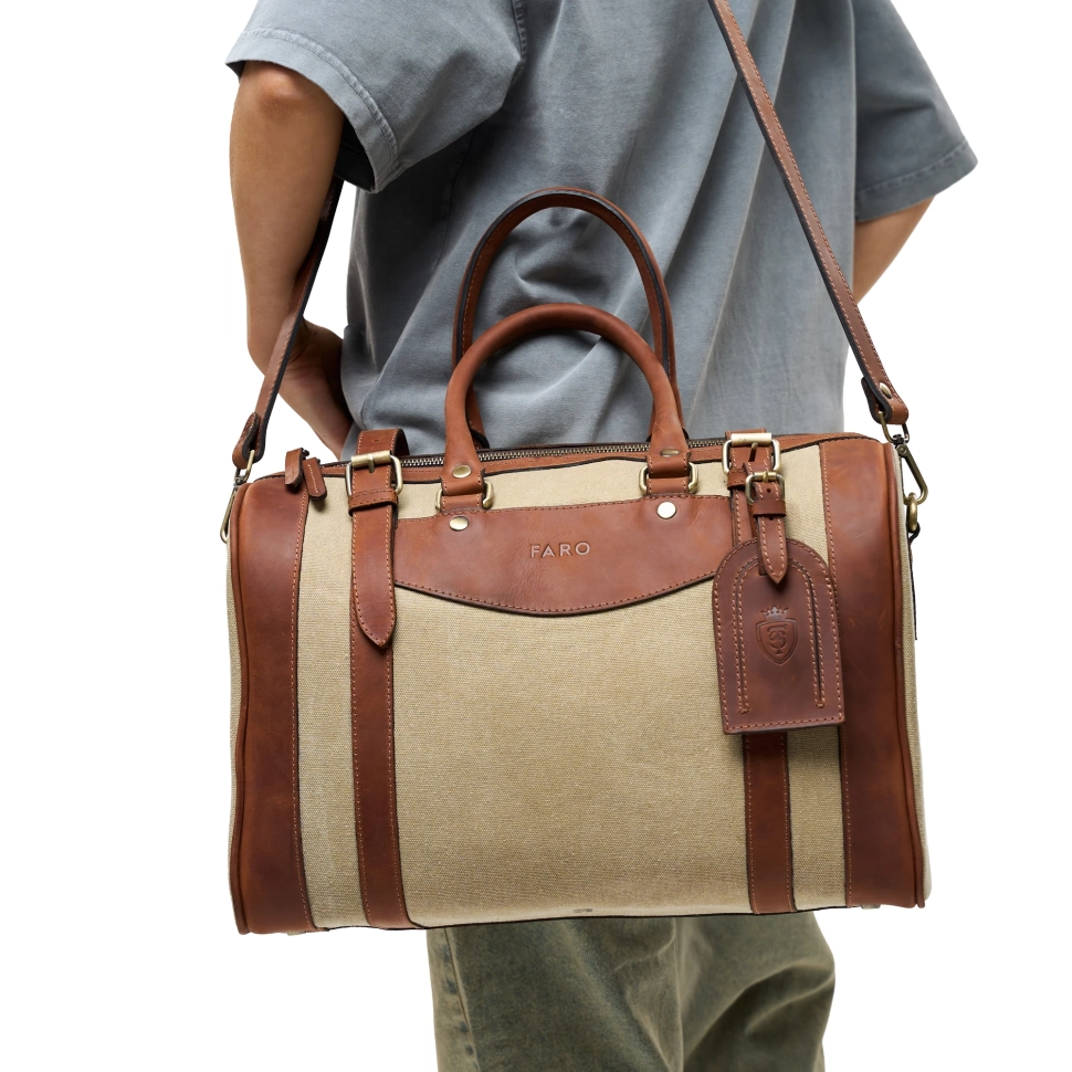 Bag Harven FARO Unisex Light Brown/Sand S 58104