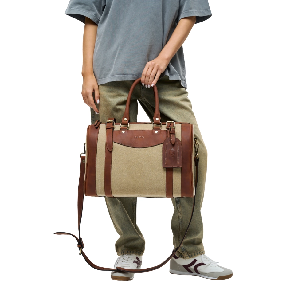 Bag Harven FARO Unisex Light Brown/Sand S 58104
