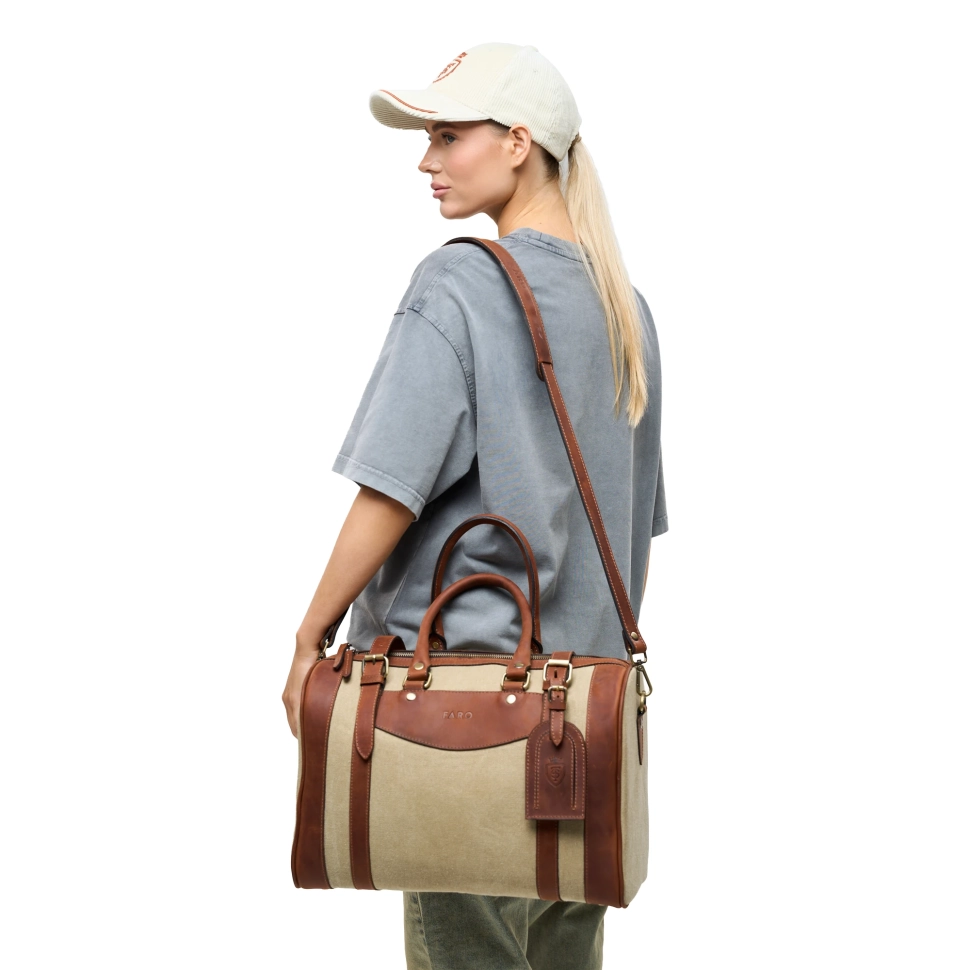 Bag Harven FARO Unisex Light Brown/Sand S 58104