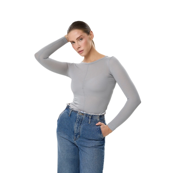 Longsleeve Flow FARO Women Light Grey 98132