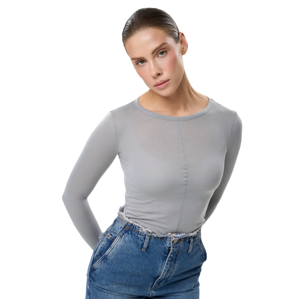Longsleeve Flow FARO Women Light Grey 98132