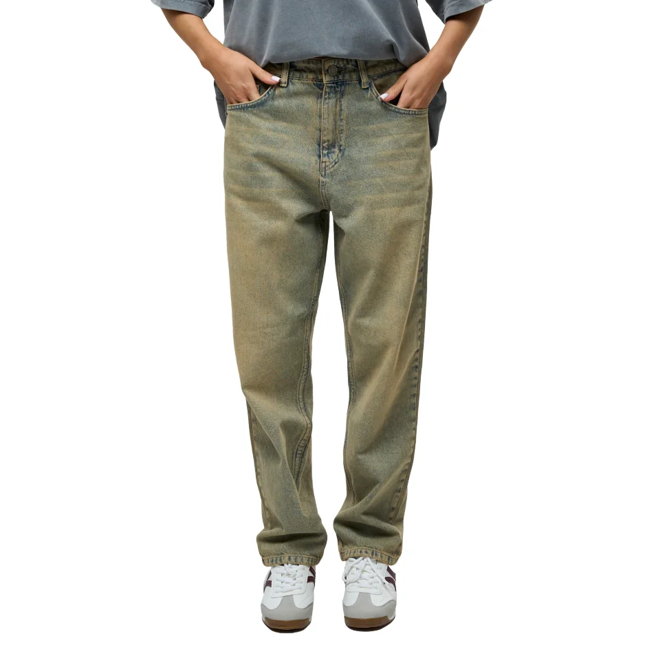 Dżinsy Wex FARO damskie z efektem zielonego sprania JM04