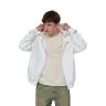 Miękka biała bluza z kapturem FARO dla mężczyzn FT08