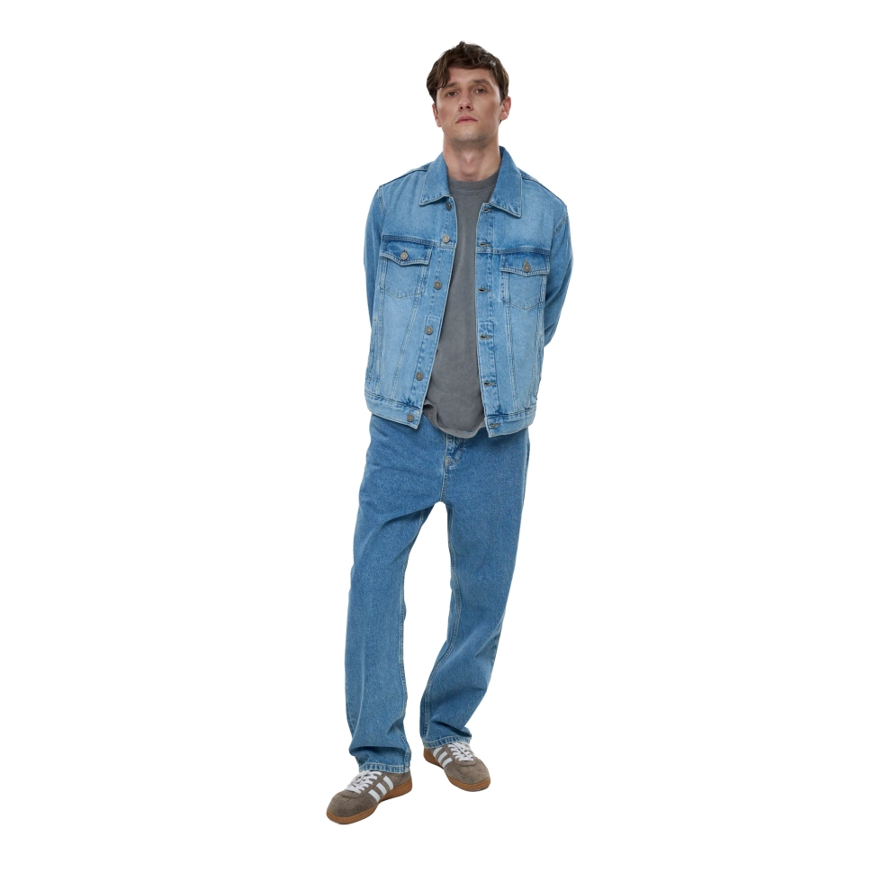 Jacket Dray FARO Men Washed Blue 84614