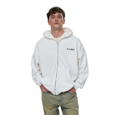 Hoodie Soft FARO Unisex White 91325