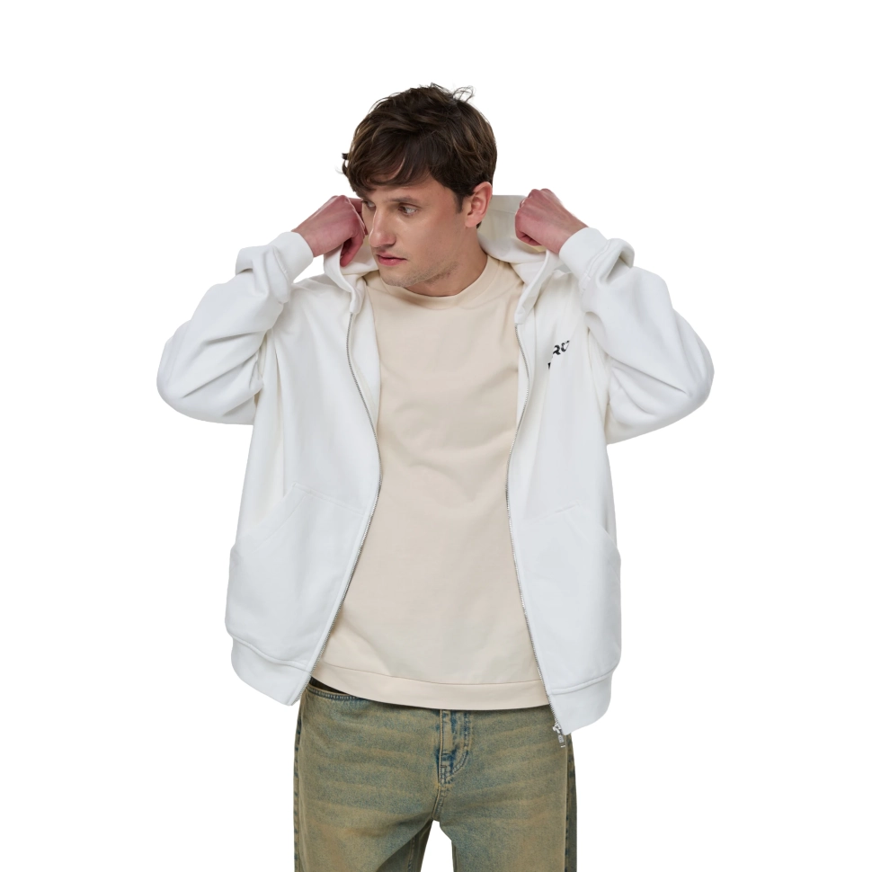 Hoodie Soft FARO Unisex White 91325