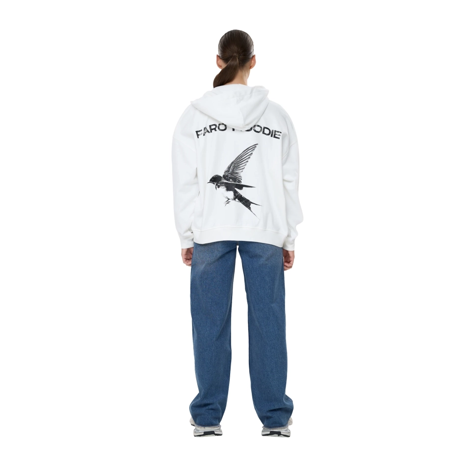 Hoodie Soft FARO Unisex White 91325