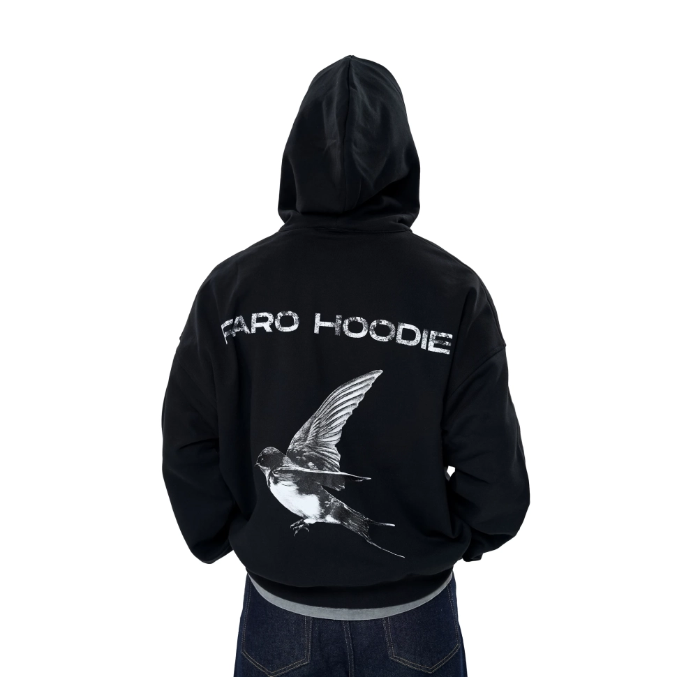 Hoodie Soft FARO Unisex Black 91326