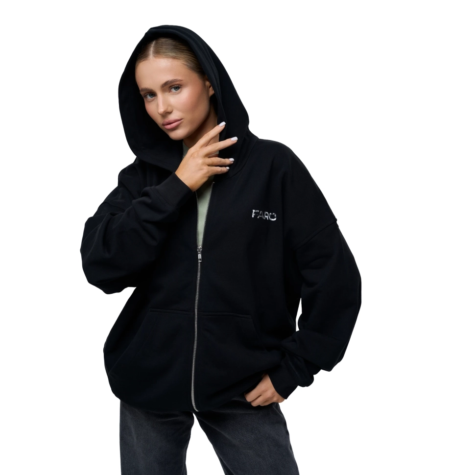 Hoodie Soft FARO Unisex Black 91326