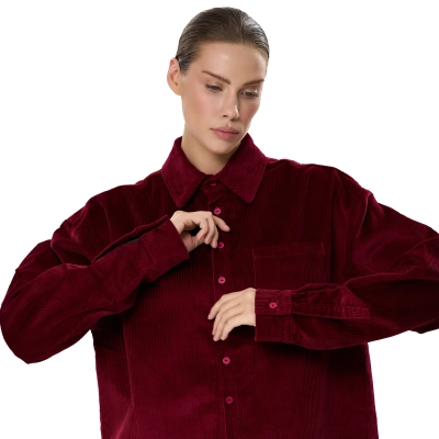 Shirt Velin FARO Women One Size Burgundy 58205