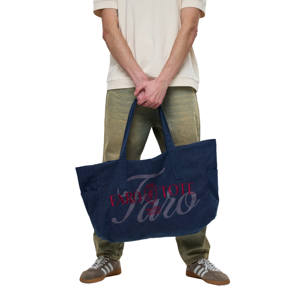 Tote Bag Kin FARO Unisex Blue / Burgundy 29047