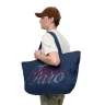 Tote Bag Kin FARO Unisex Blue / Burgundy 29047
