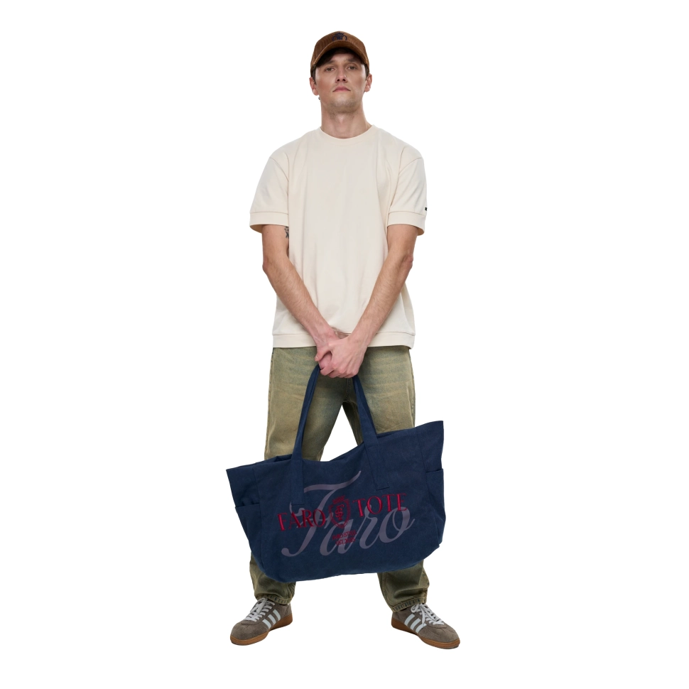 Tote Bag Kin FARO Unisex Blue / Burgundy 29047
